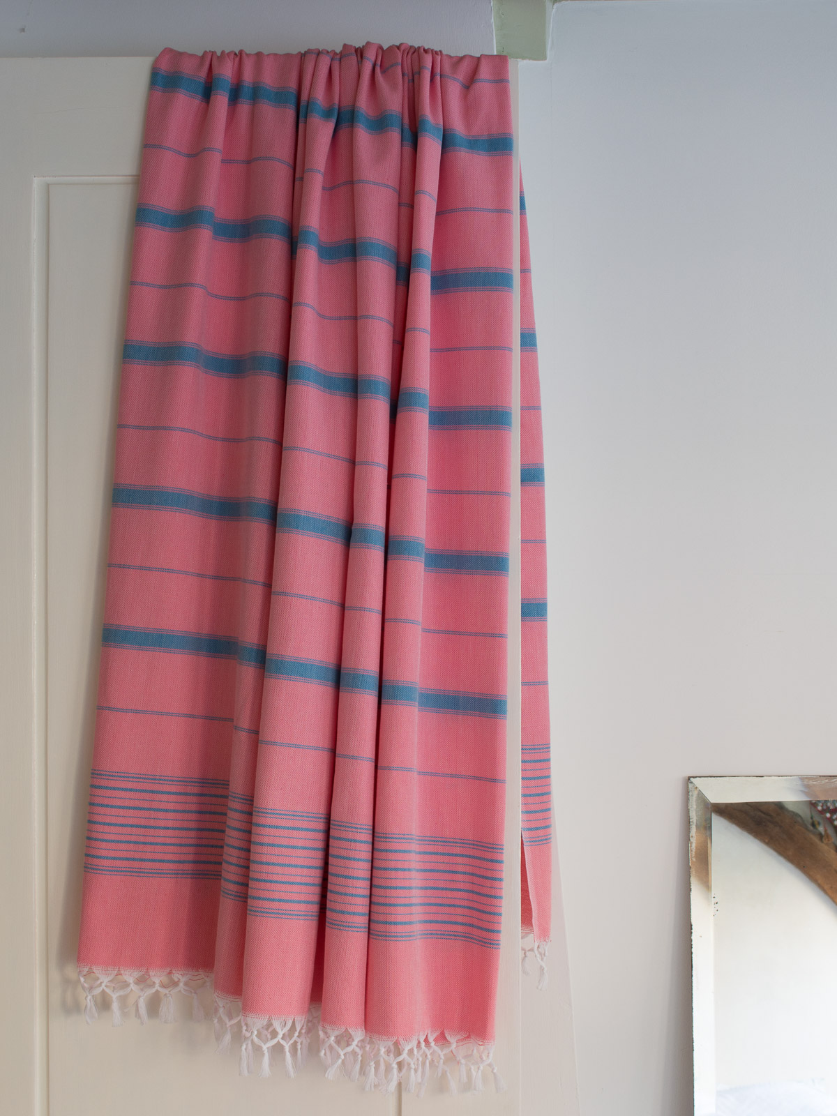 hammam towel XL candy pink/ocean blue 220x160cm